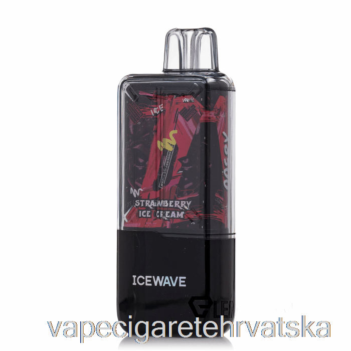 Vape Cigareta Icewave X8500 Jednokratni Sladoled Od Jagode